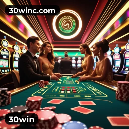 Identidade visual e vitrine de ofertas da plataforma 30win