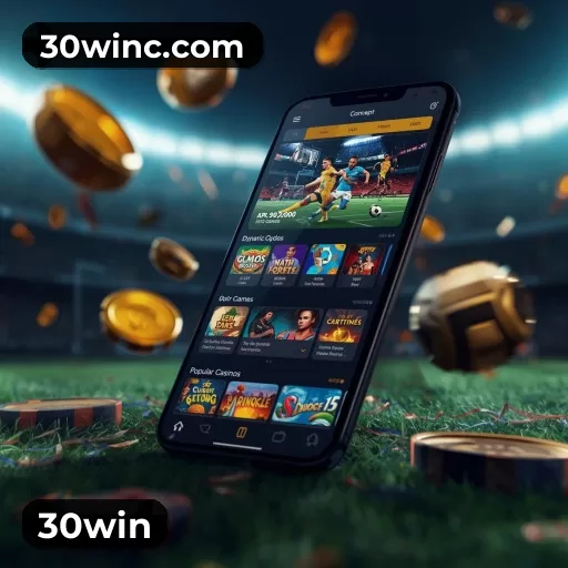 Sessão de jogo em andamento no aplicativo 30win para Android